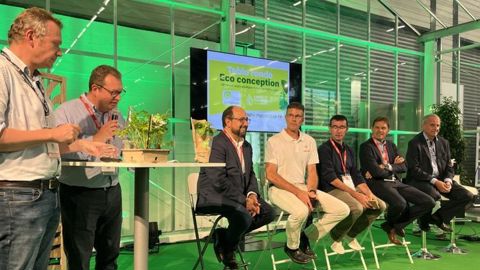 « L’écoconception oblige les entreprises à des approches de compromis », a expliqué Olivier Messager (à gauche) du cabinet O2M Conseil.© CNPH - Piverdière